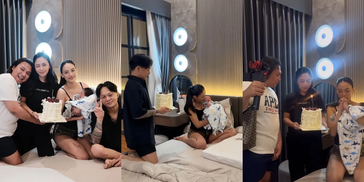 Birthday Surprise Portrait of Erika Carlina from Rachel Vennya, First as a Mother