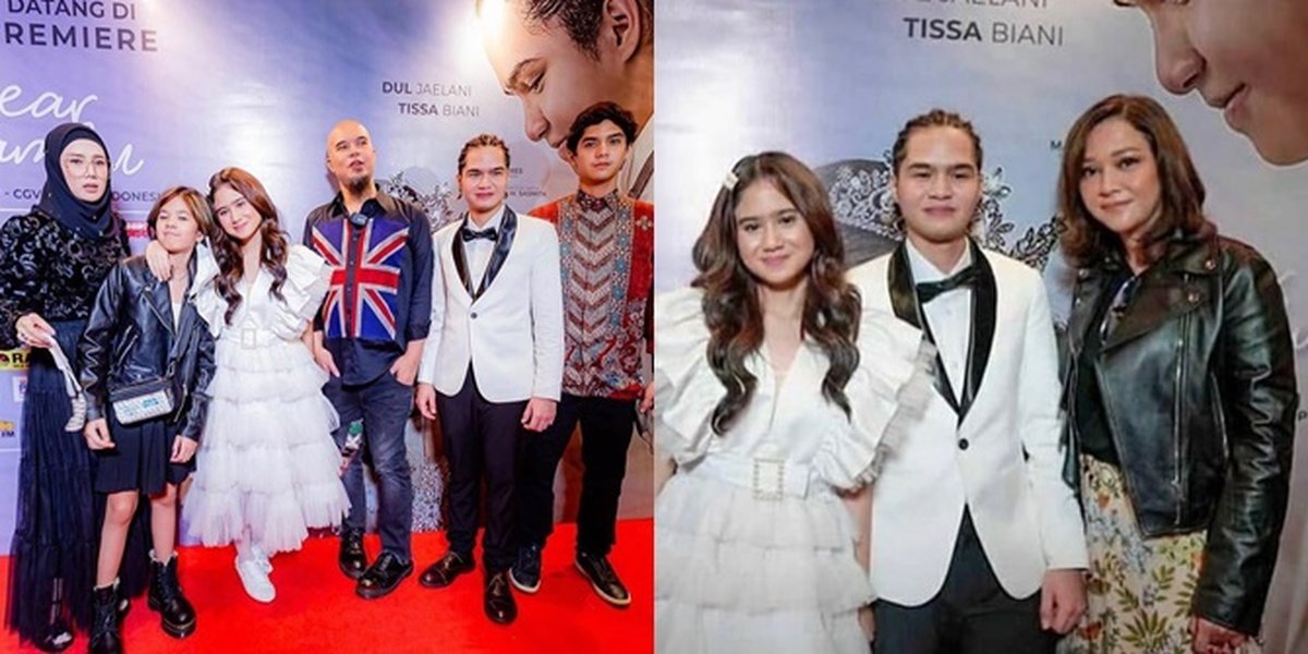 Portraits of Dul Jaelani and Tissa Biani at the Premiere of the Film 'DEAR IMAMKU', Mulan Jameela - Maia Estianty Happy to Take Photos with Future In-Laws