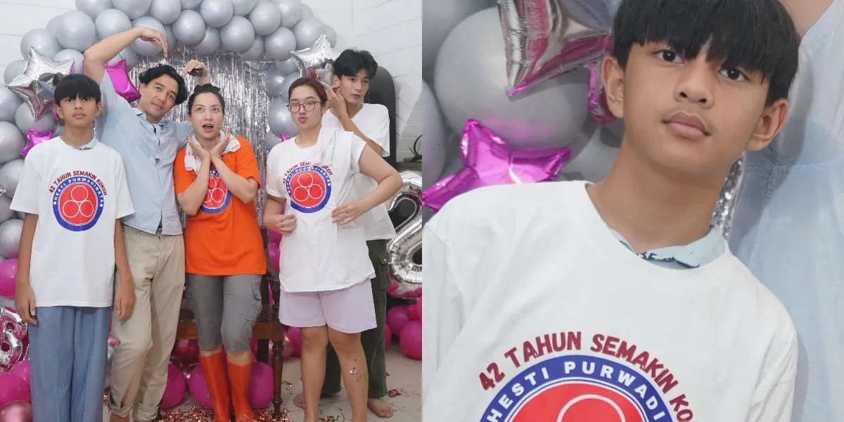7 Family Photos Celebrating Hesti Purwadinata's Birthday, Her Child's Expressions Become the Spotlight