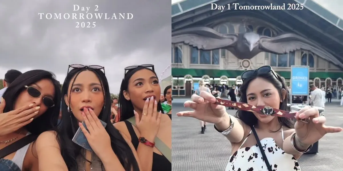 8 Photos of Rachel Vennya's Excitement at Tomorrowland 2025, Wearing a Super Cool Outfit