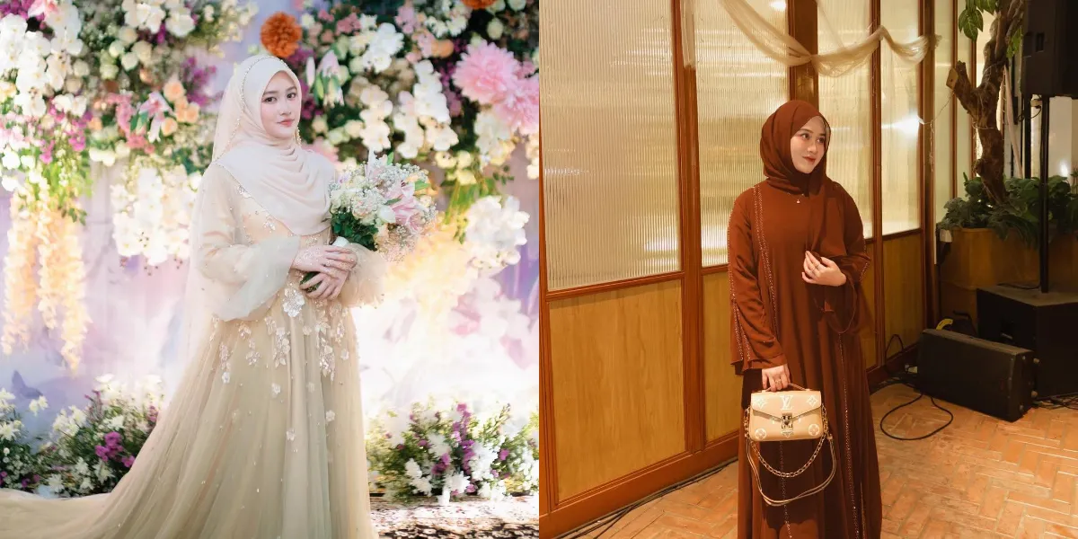 7 Portraits of Khansa Mariska, Guz Azmi's Wife, a Beautiful TikTok Celebrity Still Aged 18