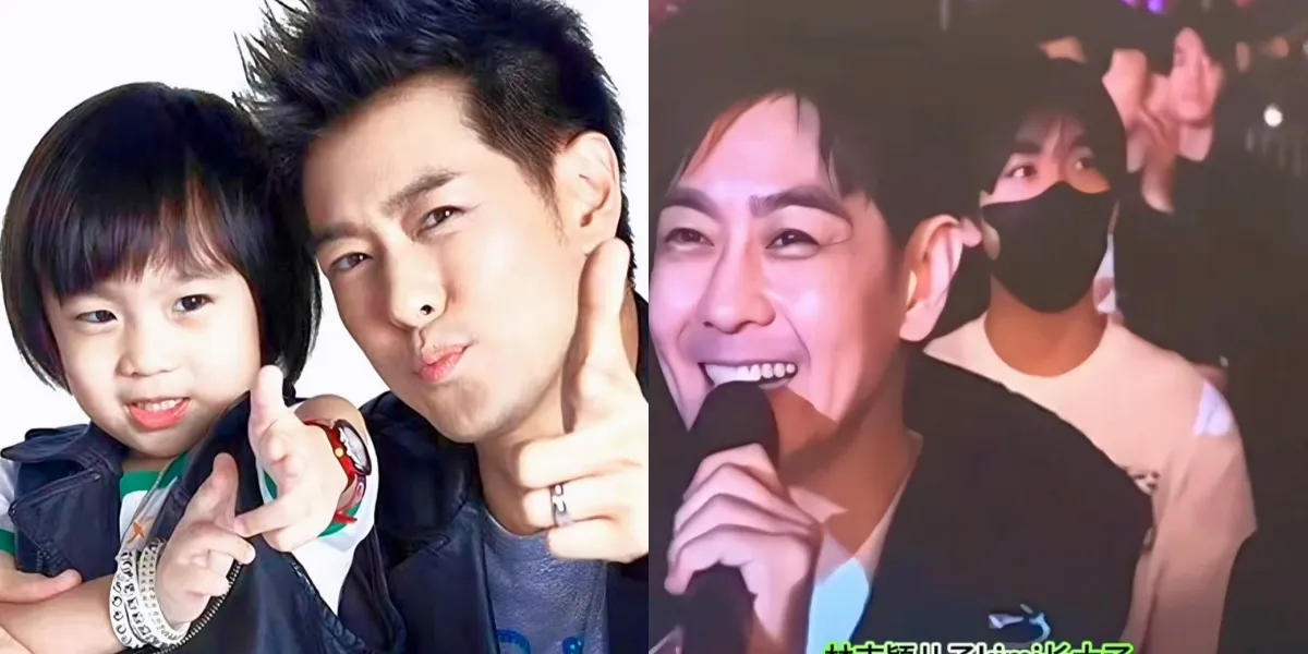 Portrait of Kimi, Jimmy Lin's Teenage Son, Handsome Features Still Shine Even While Wearing a Mask