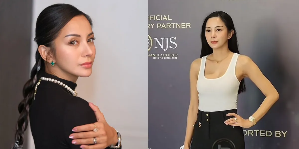 Portrait of Kirana Larasati Participating in the Miss Universe Indonesia 2025 Audition, Ageless at 37 Years Old