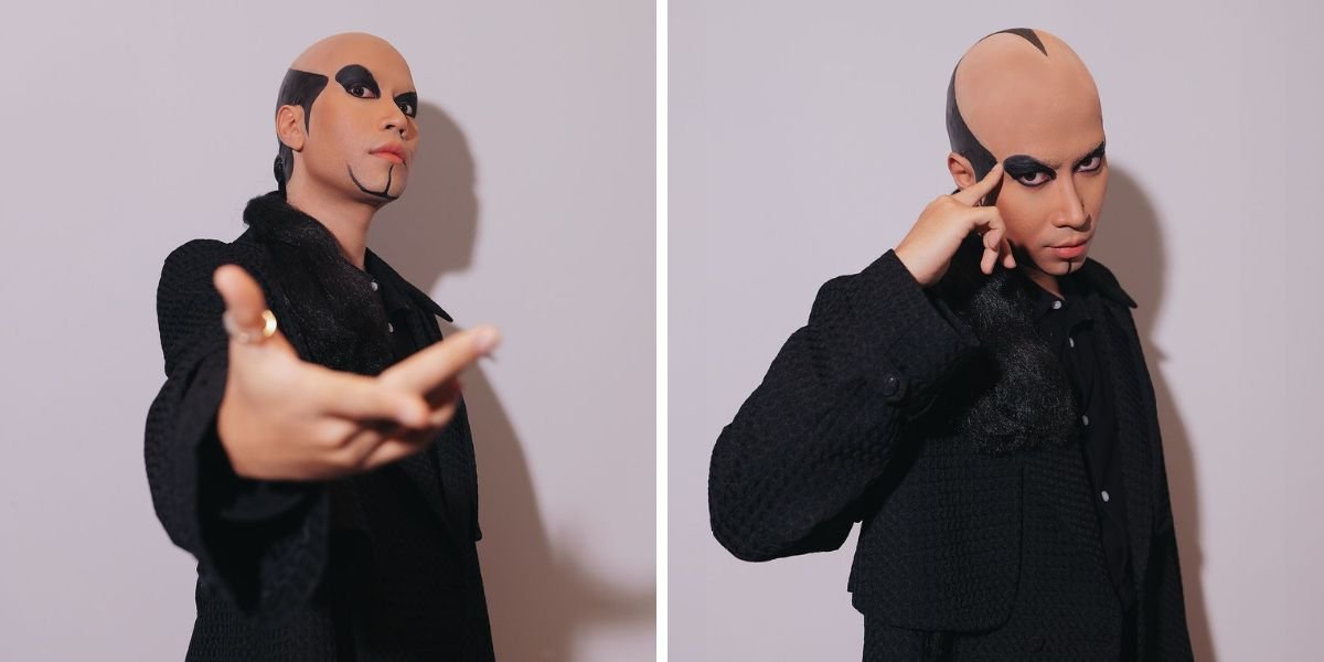 Hilarious Portrait of Vidi Aldiano Cosplaying as Deddy Corbuzier, Making Netizens and Fellow Artists Laugh!