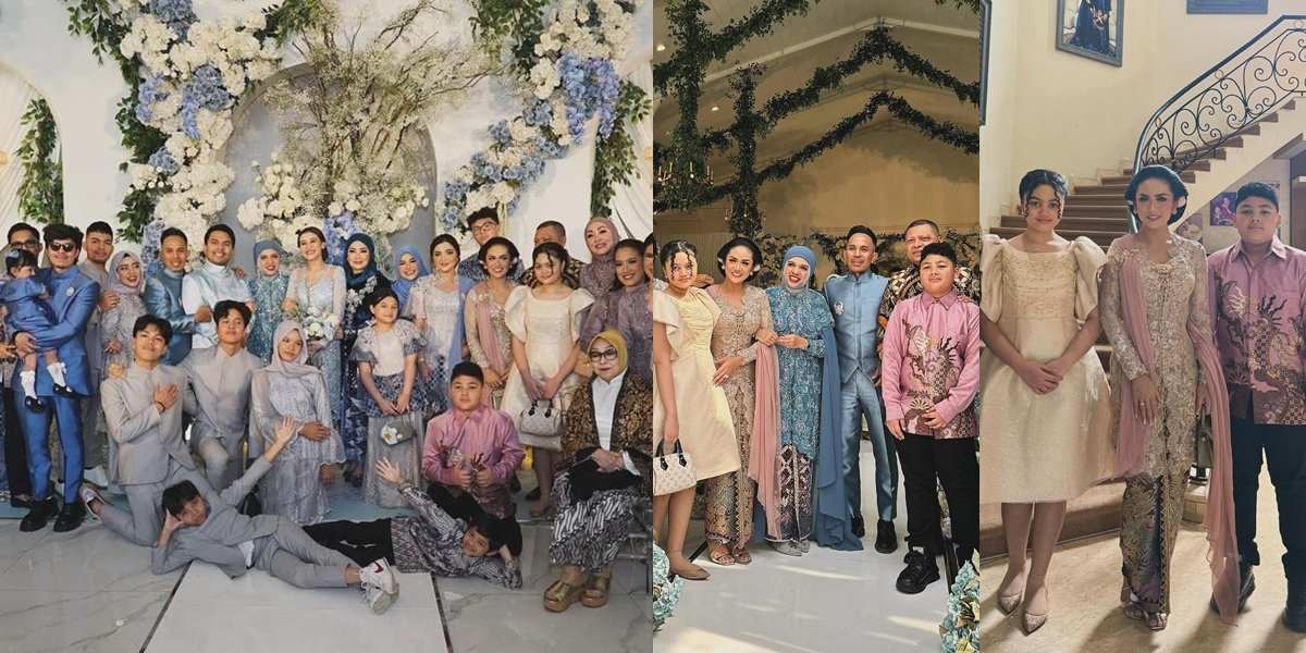 Portrait of Kris Dayanti at Aaliyah Massaid and Thoriq Halilintar's Engagement, Amora's Appearance Steals Attention