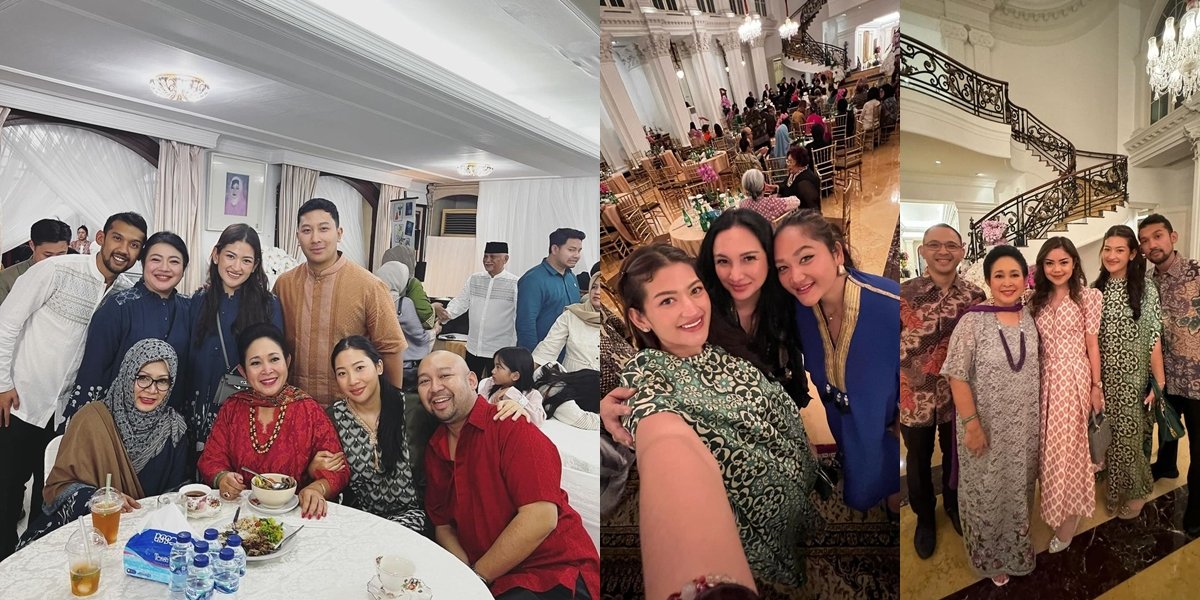 Portrait of Cendana Family on Eid, Tata Cahyani Still Invited Despite Being Former Daughter-in-Law - Mayangsari is Not Seen