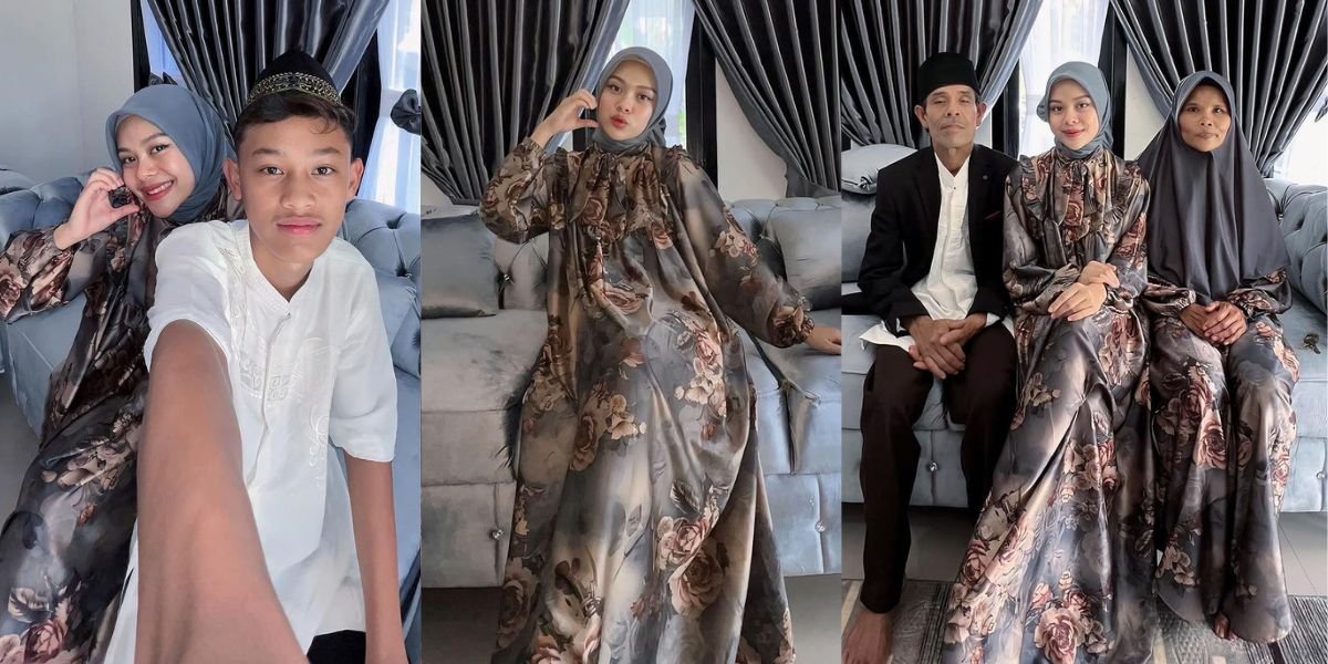 Portrait of Lebaran Melly Lee with Family, Handsome Nephew Makes People Distracted!