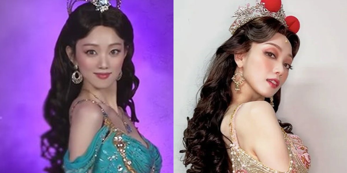 Portrait of Lee Sung Kyung as Princess Jasmine 'ALADDIN', Her Beauty is Beyond Reason and Very Hot