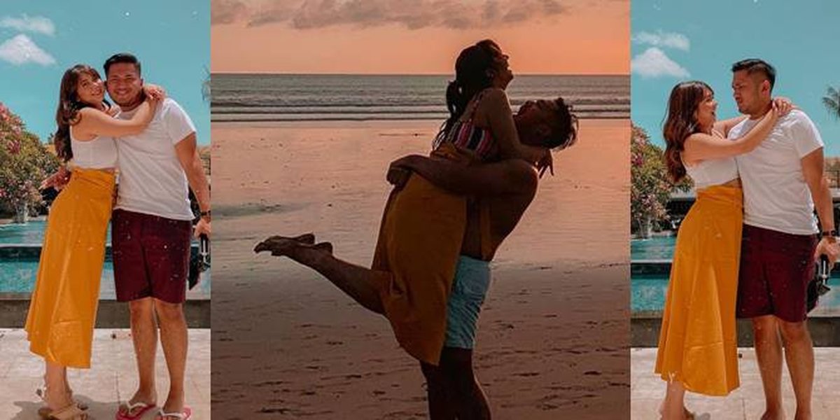 Kesha Ratuliu and Boyfriend's Vacation Portrait in Bali, Like a Pre-wedding
