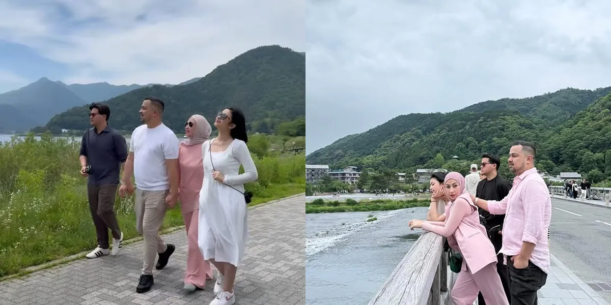 Portrait of Sultan Djorghi's Family Vacation in Japan, Bringing Joy to His Beloved Wife and Children