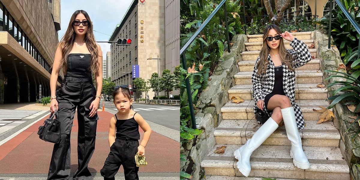 Kezia Toemion and Family's Holiday Portrait in Japan, Simple yet Classy Fashion Steals Attention