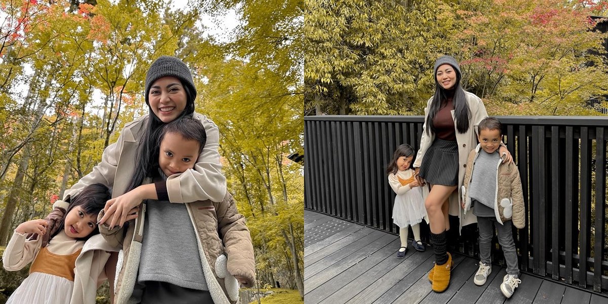 Portrait of Rachel Vennya's Vacation in Japan with Her Children, Adorable Appearances of Chava and Xabiru Attract Attention