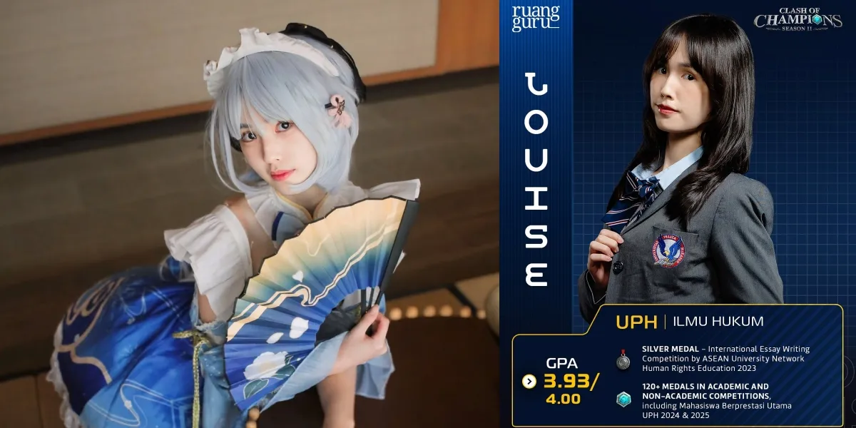 Portrait of Louise, UPH Student Participating in Clash Of Champions Season 2, Achieves Over 120 Medals - Unreal Beauty During Cosplay!