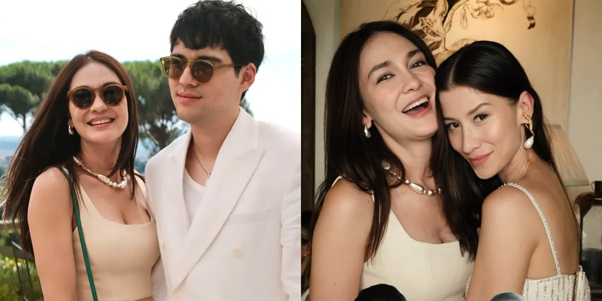 Portrait of Luna Maya at Millane Fernandez's Wedding, Friends for a Long Time