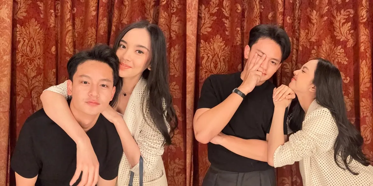 Portrait of Lyodra and Randy Martin Getting More Romantic, Photos Together with All Expressions