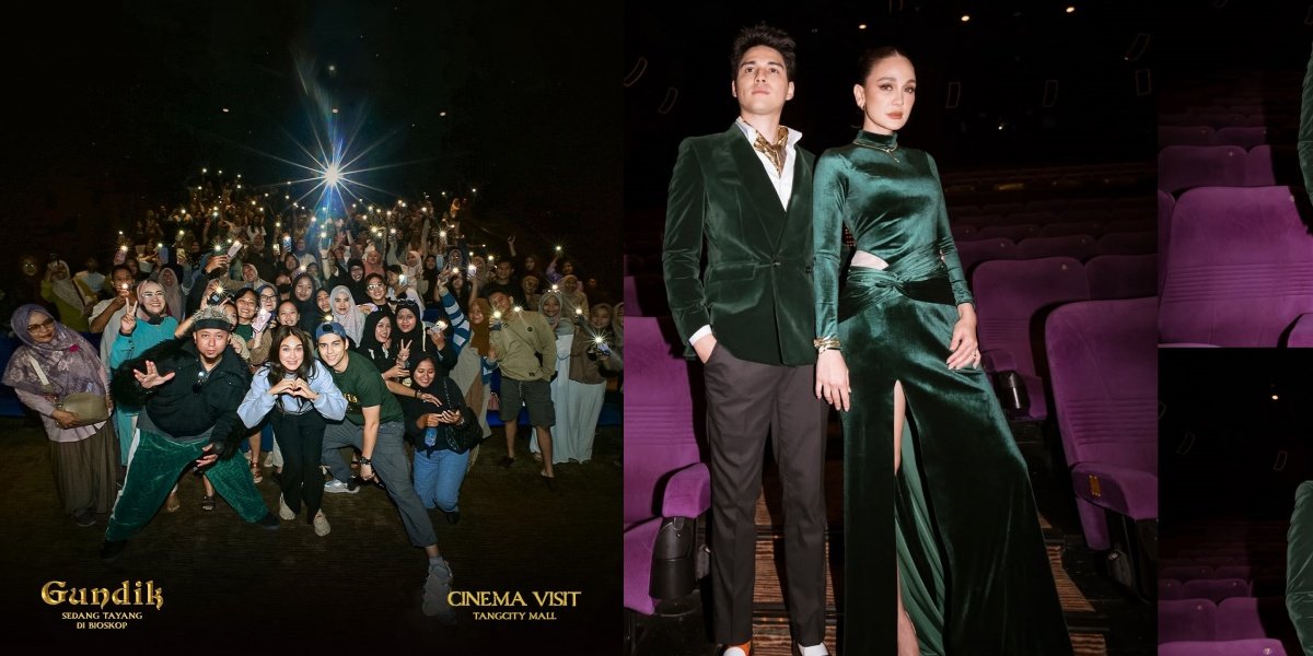 Portrait of Maxime Bouttier and Luna Maya Staying Active in Promoting Their Film After Marriage