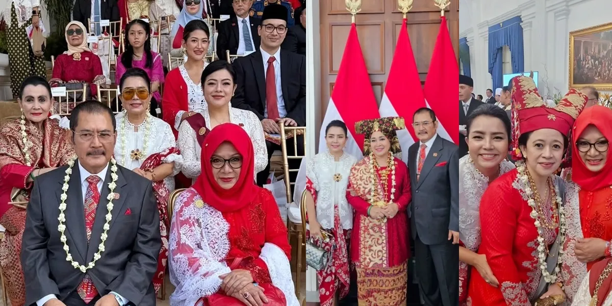Portrait of Mayangsari Attending the 80th Anniversary of Indonesian Independence at the Merdeka Palace, Harmonious with the Cendana Family