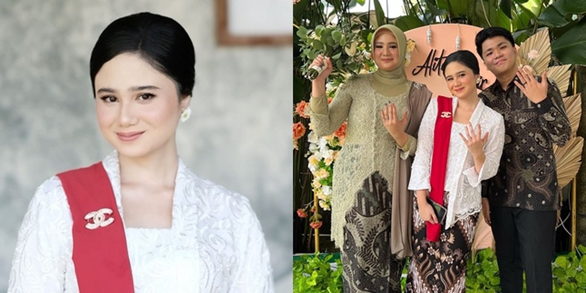 Charming Portrait of Tissa Biani at her Sister's Engagement Moment, Anggun Wearing White Kebaya - Netizens Say She is Suitable to be a Government Official's Wife