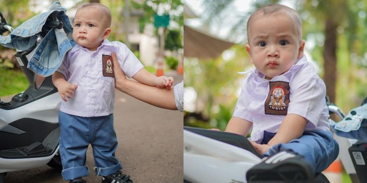 Adorable Portraits of Rayyanza Transforming into a High School Student, Who Wants to Hang Out with Cipung after School?