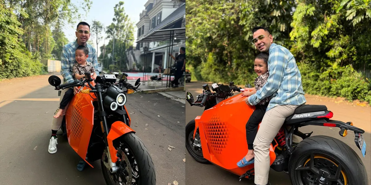 Here's the Appearance of Raffi Ahmad's New Electric Motorcycle, Futuristic Style - Price 750 Million