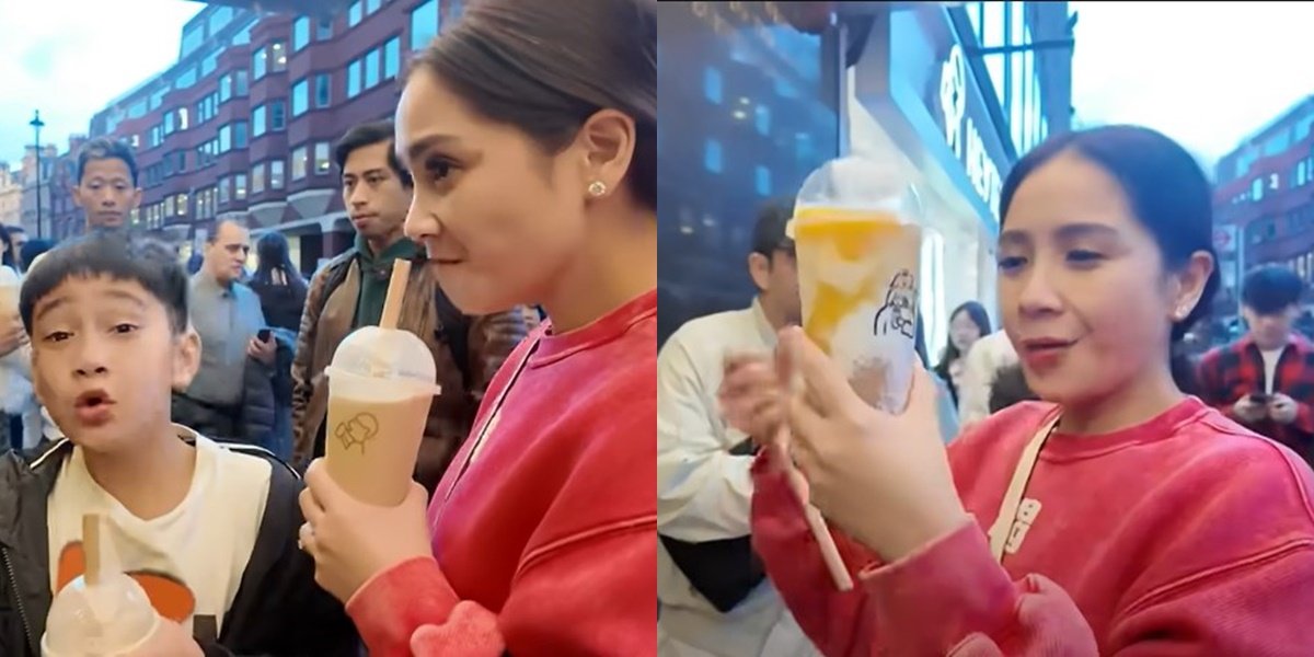 Portrait of Nagita Slavina Tasting a Drink Before Giving it to Sus Rini, Protested by Rafathar and Called Impolite by Netizens