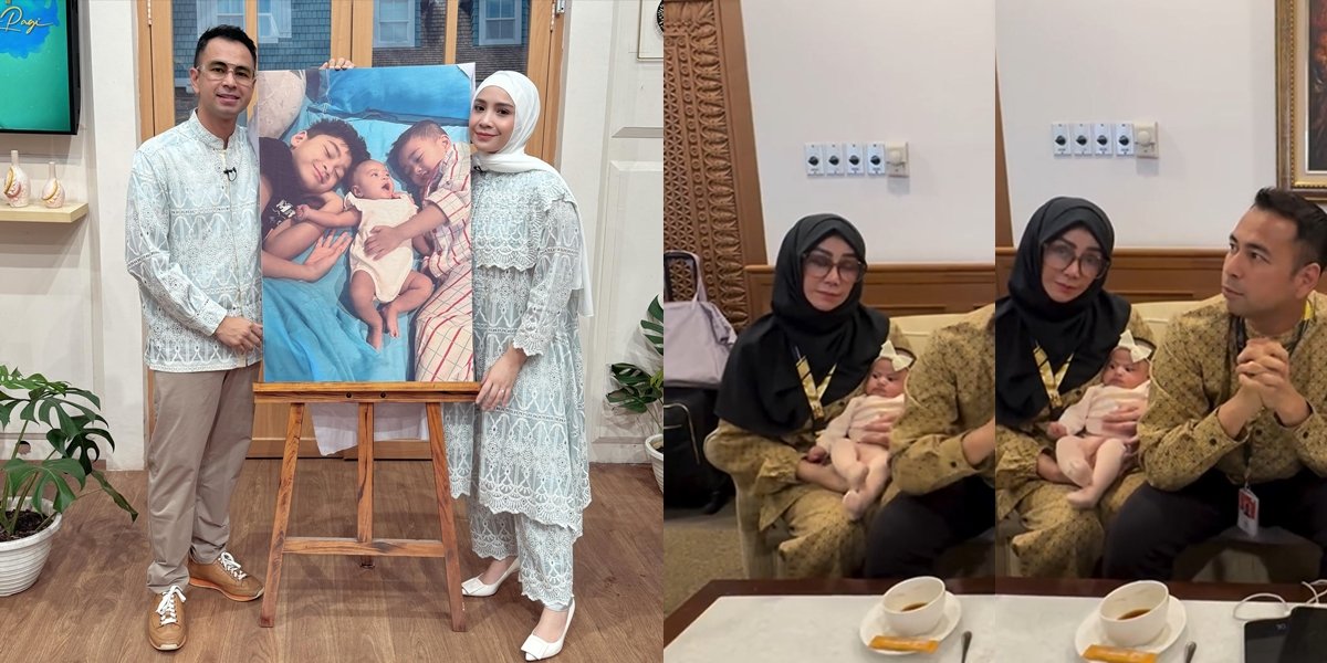 Portrait of Nagita Slavina and Raffi Ahmad Becoming More Relaxed Showing Baby Lily's Face, Long Name Revealed by Rayyanza