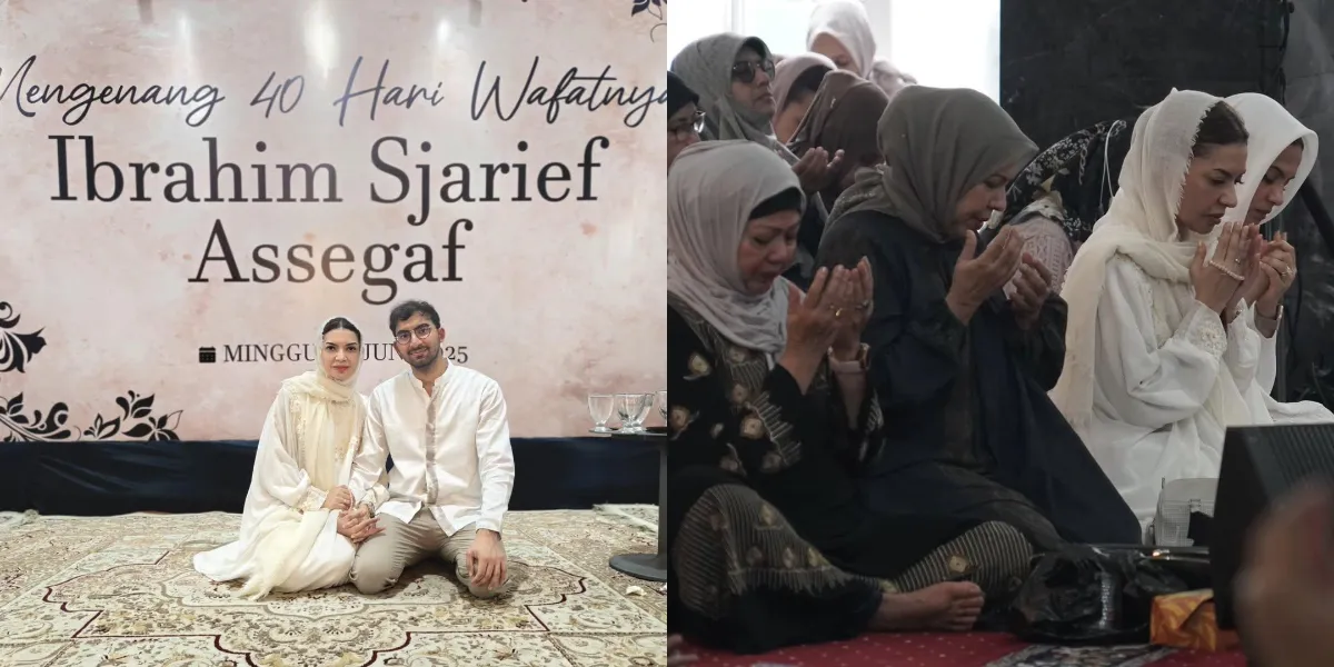 7 Photos of Najwa Shihab Holding a Tahlilan 40 Days After the Passing of Her Husband, Writing a Touching Message