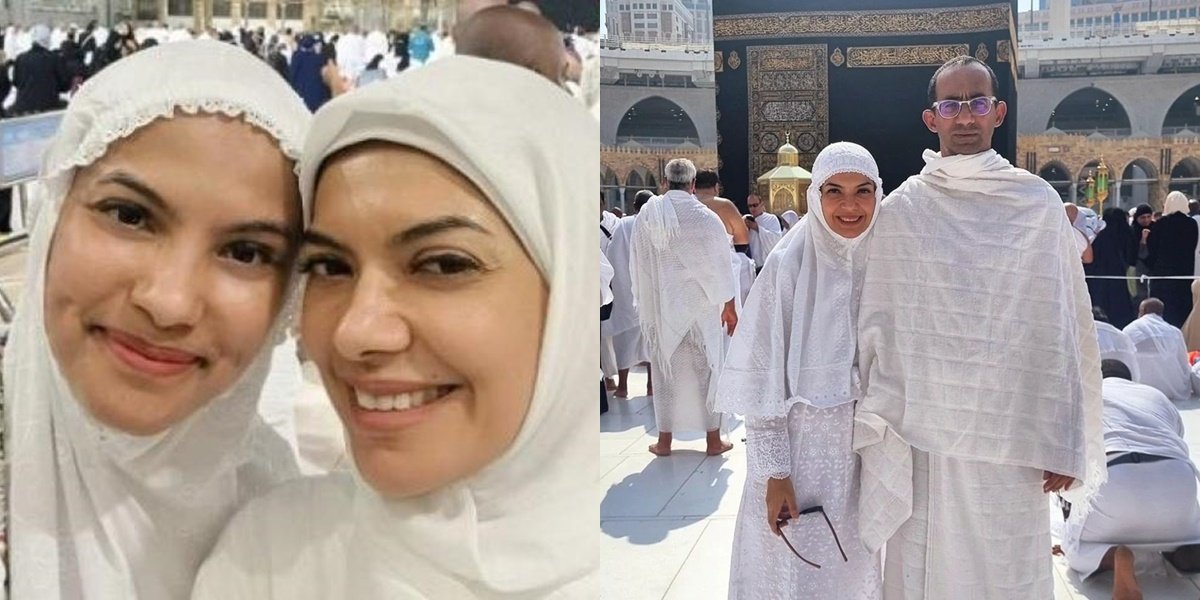 Portrait of Najwa Shihab Performing Umrah with Family, Her Hijab Style is Praised - Her Aura Soothes the Heart