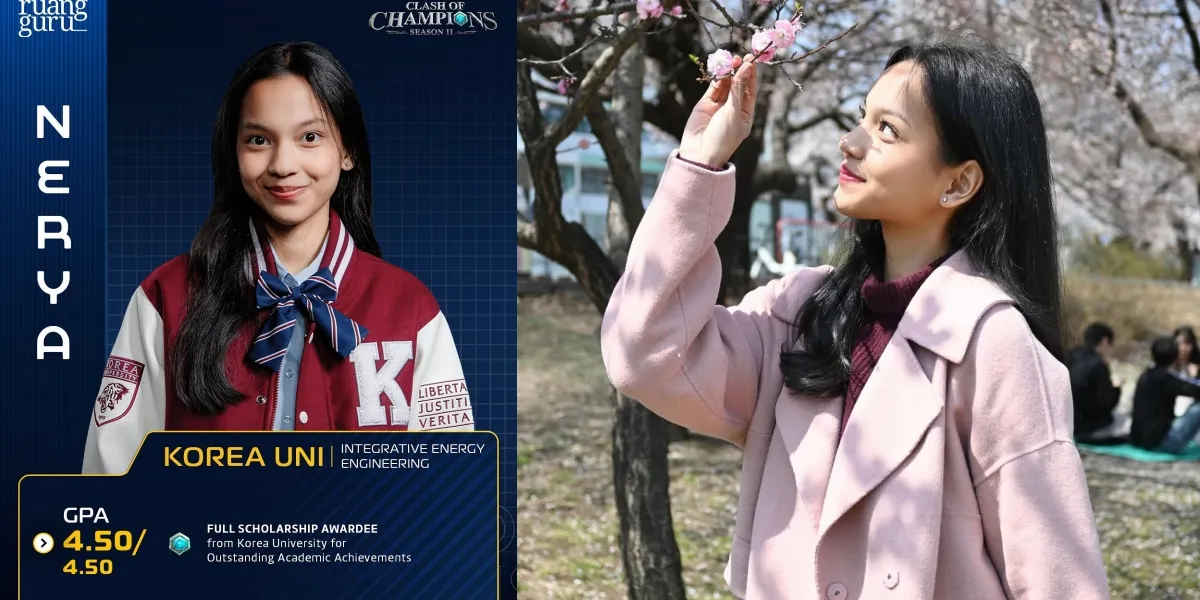 Portrait of Nerya, a Student at Korea University, Becomes a Participant in Clash Of Champions Season 2, Achieves Perfect GPA - Called Similar to Sabrina Anggraini