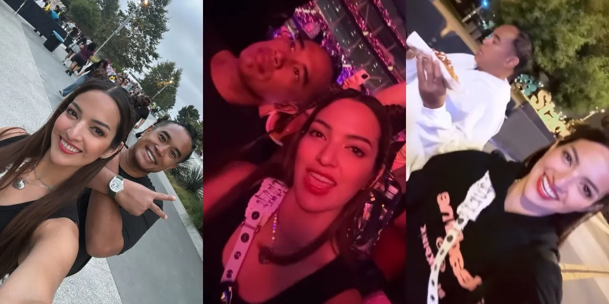 Portrait of Nia Ramadhani Watching BLACKPINK Concert in LA, First Concert Date with Ardi Bakrie