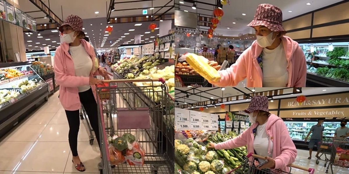 Portrait of Nikita Mirzani Shopping for Monthly Needs at Supermarket Without Looking at Prices, Spent Rp 20 Million Only for Household Needs