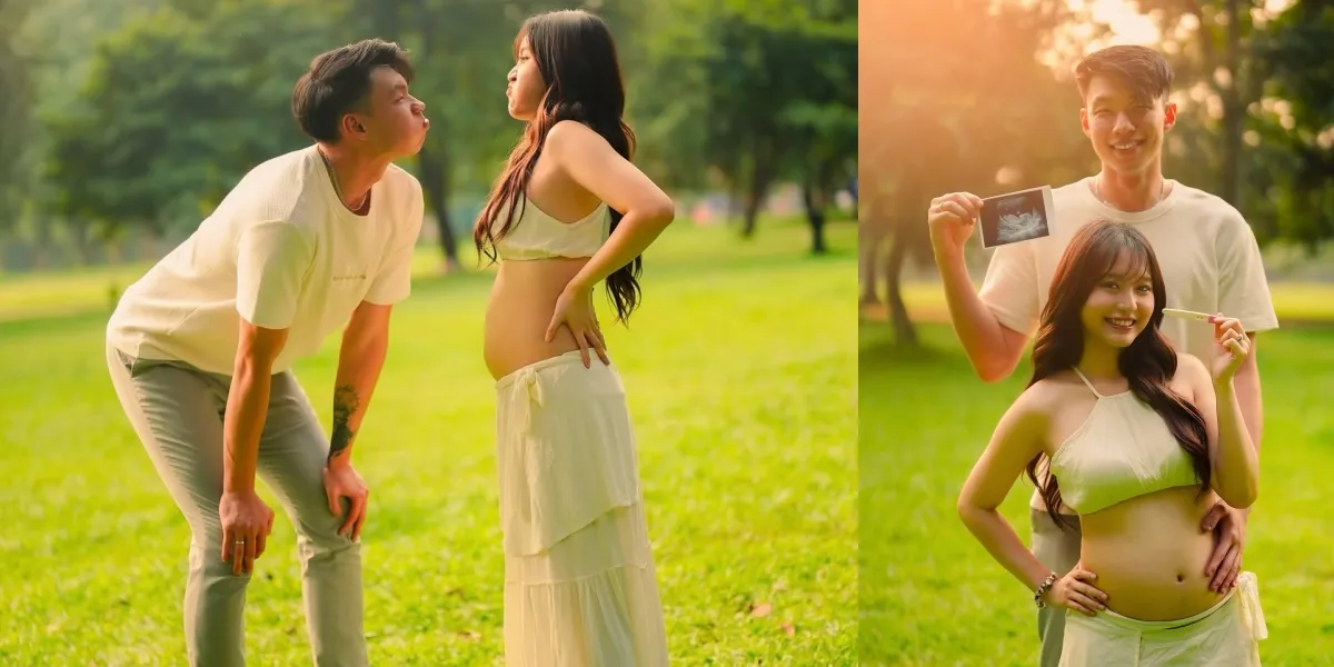 Portrait of Nita Vior Announces Pregnancy with First Child, Her Beautiful Face Shines Even More While Showing Off Baby Bump!