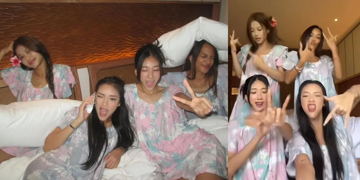 Portrait of No Na Wearing Tie-Dye Dresses, Fix Residents +62 No Debate