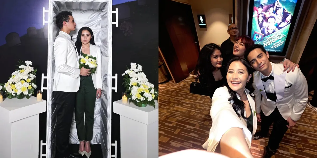Portrait of Omara Esteghlal at the Gala Premiere of the Film 'TINGGAL MENINGGAL', Supported by Family and Prilly Latuconsina