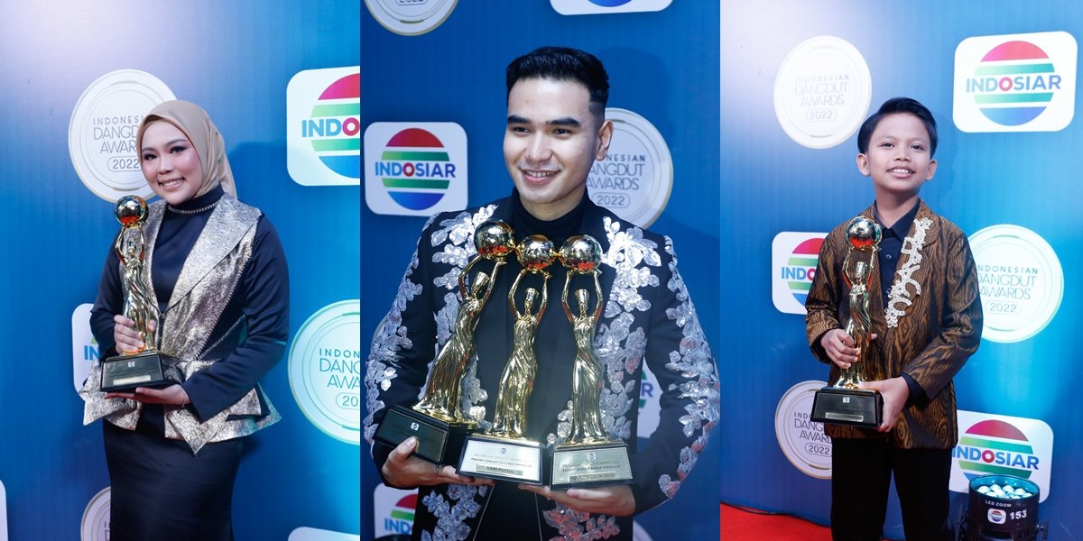 Portraits of the Winners of the Indonesian Dangdut Awards 2022, Hari LIDA & Lesti Kejora Win the Most Awards