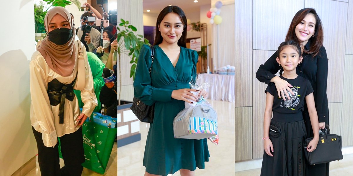 Portrait of Celebrities at Adzam, Sule & Nathalie Holscher's Birthday, Delina's Daughter Comes Alone - There are Memes Prameswari to Ayu Ting Ting