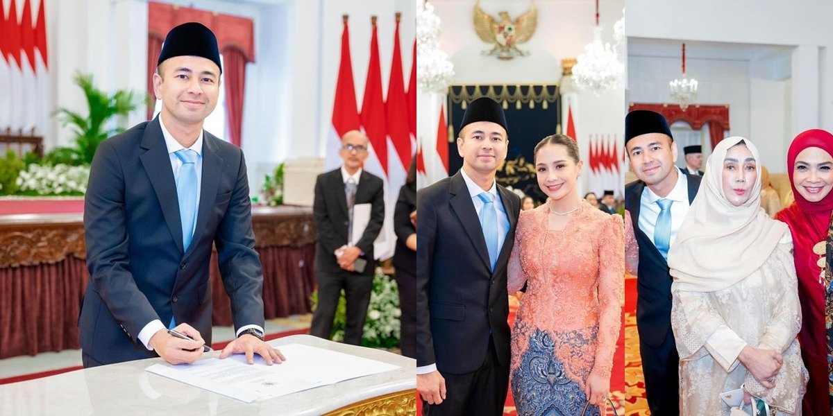 Portrait of Raffi Ahmad's Inauguration at the State Palace, Rejects Questions About the Doctor HC Title Not Recognized by the Ministry of Education and Culture