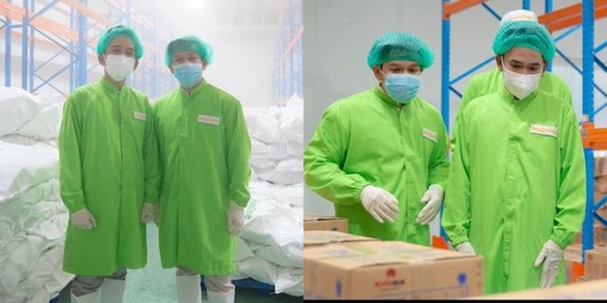 Portrait of the Appearance of Ruben Onsu's Bensu Nutrindo Factory, Checking Goods in a Super Wide Warehouse!