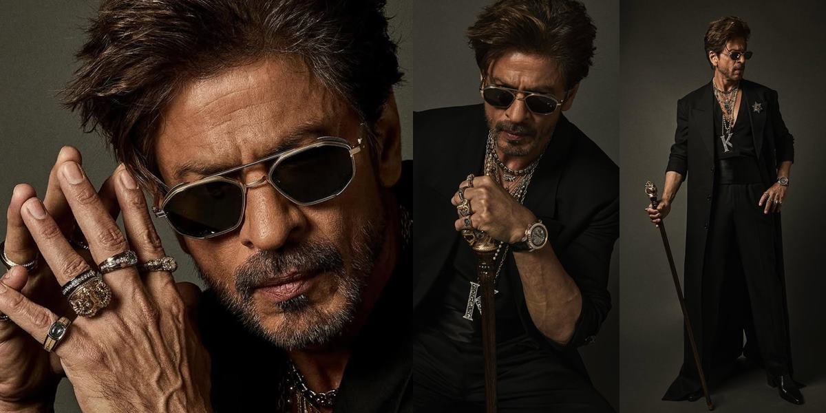 Portrait of Shahrukh Khan's Debut Appearance at the MET Gala, Bringing a Bengal Lion Staff Adorned with Gold and Diamonds