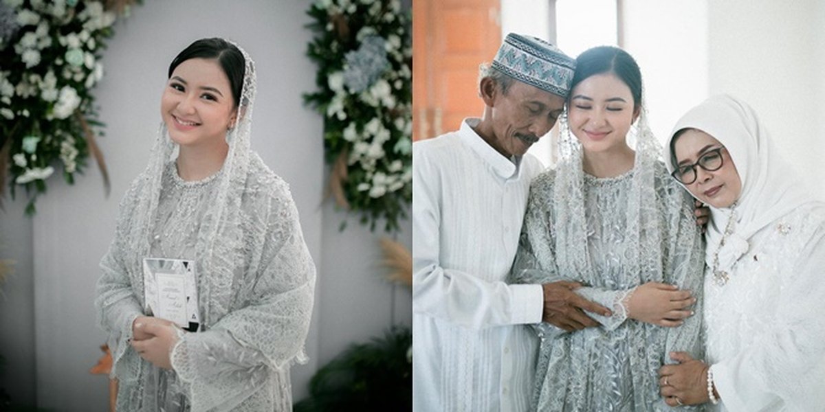 Portrait of Adinda Azani's Religious Gathering H-1 Before Marrying a Friend, Touching Moment When Hugged and Kissed by Parents