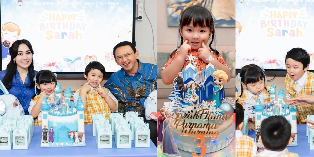 Portrait of Sarah's 3rd Birthday Celebration, Ahok and Puput Throw a Party at School - A Commotion When Blowing Out the Candles