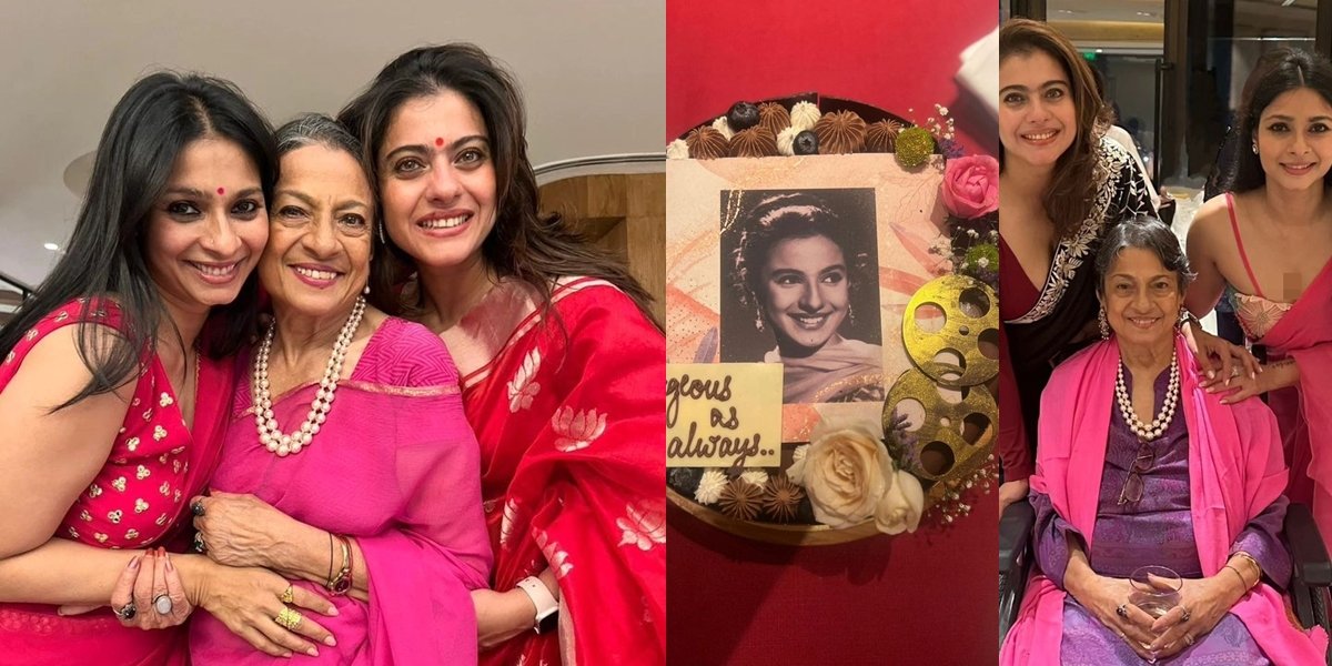 Portrait of Tanuja's Birthday Celebration, Simple Party - Healthy and Beautiful at Age 81