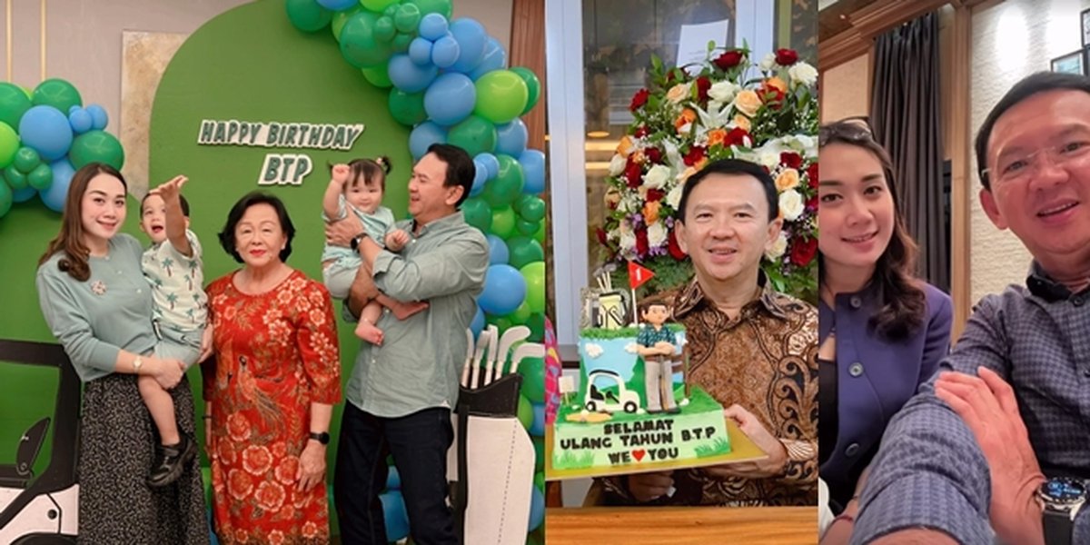 Portrait of Ahok's 56th Birthday Celebration, Warm and Festive with Family - Little Sarah Becomes the Spotlight