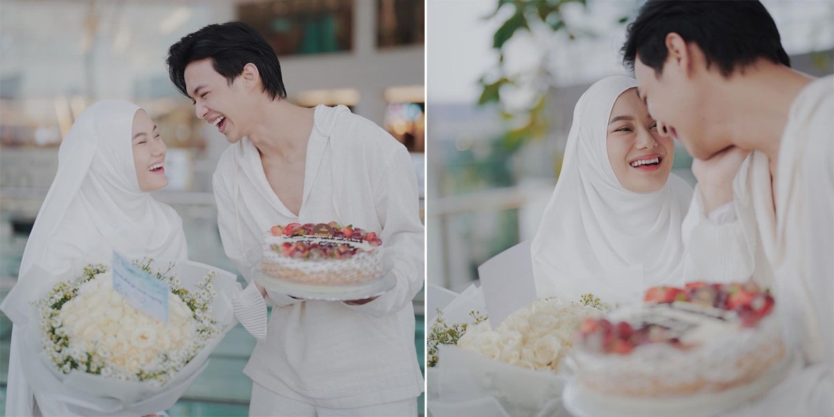 Portrait of Dinda Hauw's Birthday Celebration, Rey Mbayang Gives Hermes Gift - Romantic Surprise that Makes Her Cry with Emotion