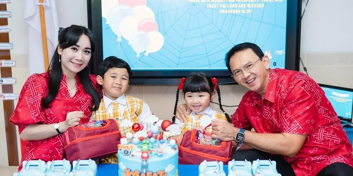 Portrait of Yosafat's 5th Birthday Celebration, Son of Ahok and Puput, Simple Party at School - Full of Happy Laughter