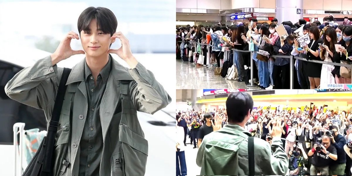 Portrait of the Difference in Fans Coming to the Airport for Byeon Woo Seok, Once Only a Handful Vs Now Flooded with Fans