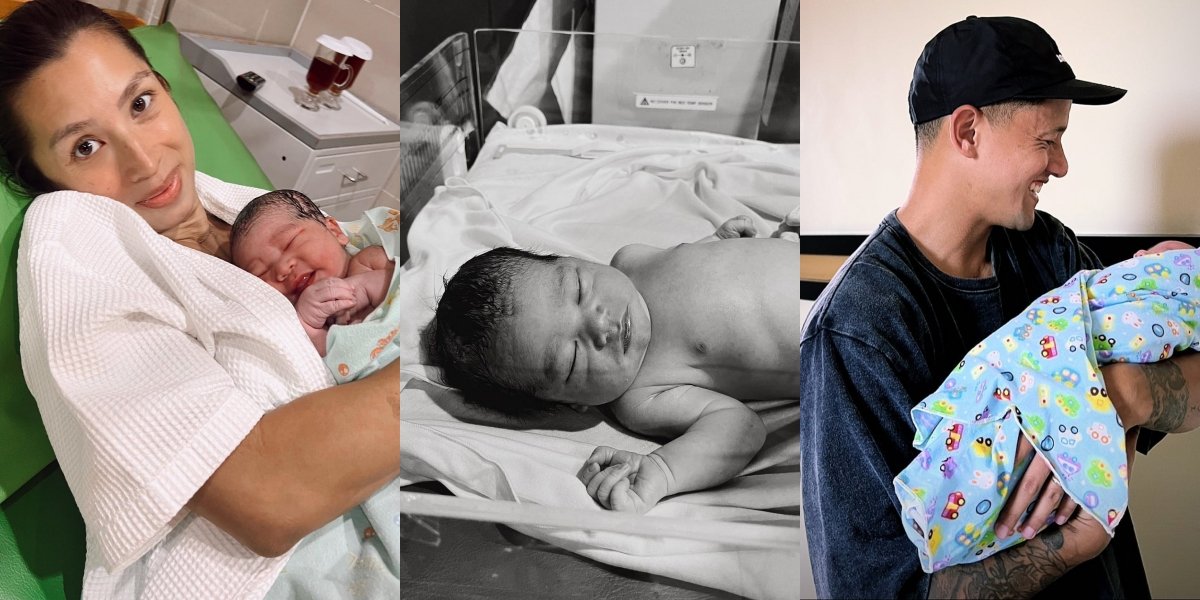 First Portrait of Baby Kiro, Jennifer and Irfan Bachdim's Fourth Child, Smooth Birth Process Without Drama Despite Husband's Absence