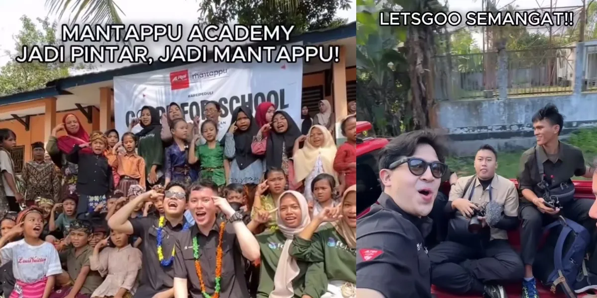 Portrait of Jerome Polin's Struggle to Teach in the Interior of Lombok, Admits He Was Touched by the Spirit of the Children