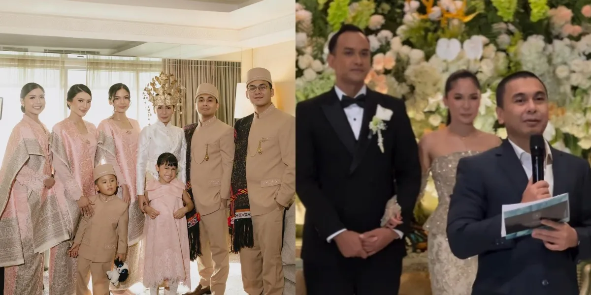 Portrait of Raditya Dika's Sister's Wedding, Rich in Batak Traditions - Attended by the Extended Family
