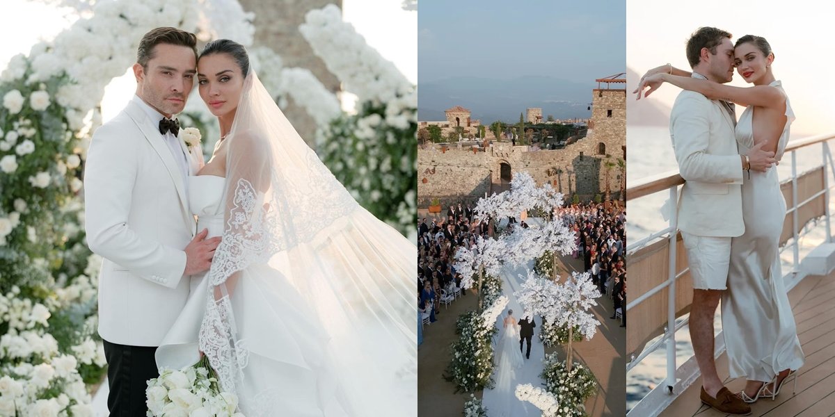 Portrait of Bollywood Actress Amy Jackson's Wedding to Ed Westwick, Star of Gossip Girl, Romantic Celebration in Italy